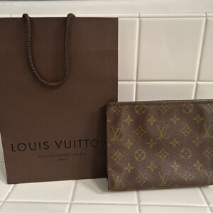 Louis Vuitton Monogram Pouch Vintage Toilet Pouch